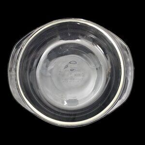 Pyrex Clear Glass Round Oven Roaster Mixing Bowl Casserole Baking Dish 9.5